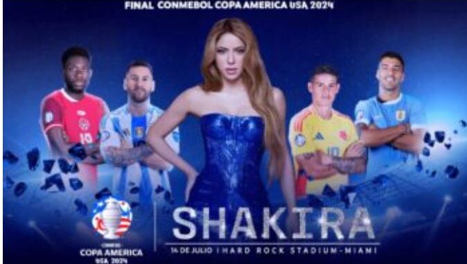 Shakira se presentará en la final de la Copa América 