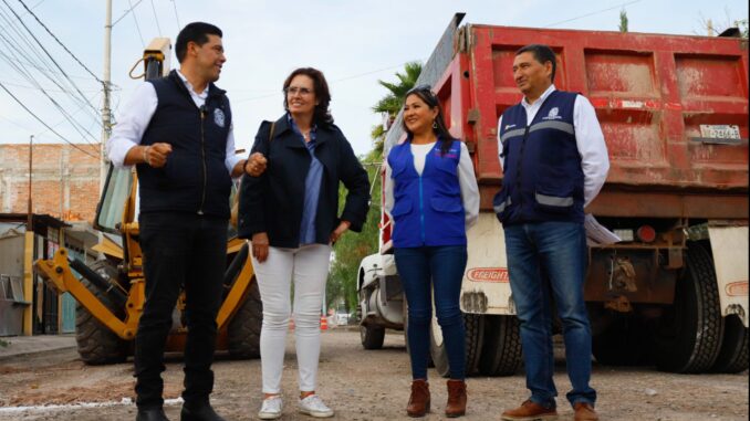 Arranca Leo Montañez rehabilitación de la Av. Valle de los Romero al oriente de la ciudad con concreto asfáltico