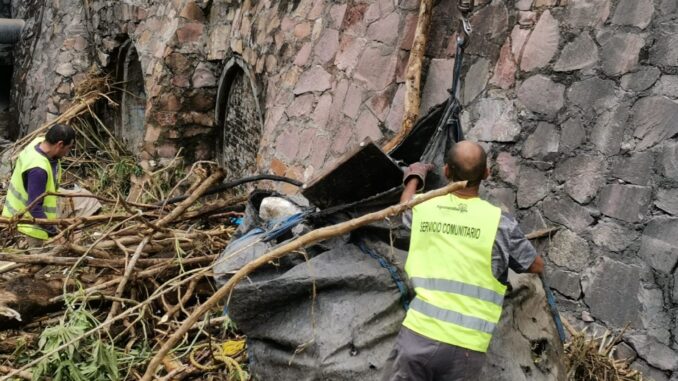 Tras lluvias, Municipio de Aguascalientes continúa con acciones de limpieza en diferentes puntos de la Ciudad