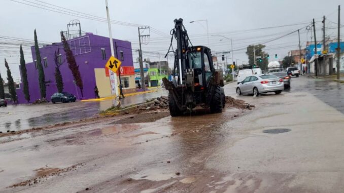 Más de 80 servicios ha atendido Municipio de Aguascalientes en las primeras horas de lluvia