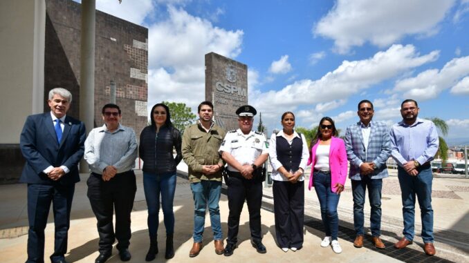 Visita la Alcaldesa electa de Ensenada, Baja California, instalaciones de la SSPM de Aguascalientes