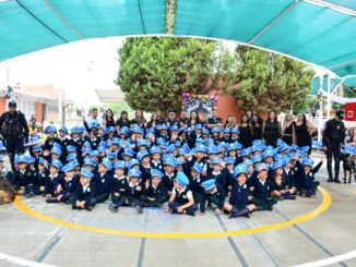 Encabeza el Secretario de Seguridad Pública, Antonio Martínez Romo, Ceremonia de término de Ciclo Escolar en el Jardín de Niños "María Guadalupe Rosales Jiménez'