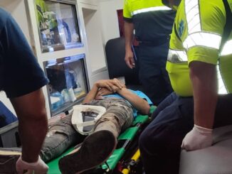 Atienden a una persona lesionada por el ferrocarril