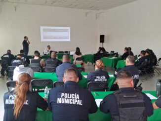 Capacitan a personal del Seguridad Pública de Pabellón de Arteaga