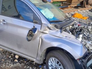 Atienden accidente ferroviario en Cosío