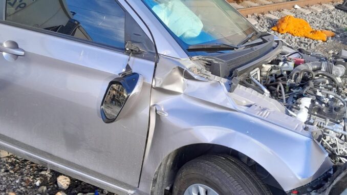 Atienden accidente ferroviario en Cosío