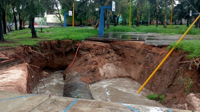 Alerta por Socavón en Aguascalientes