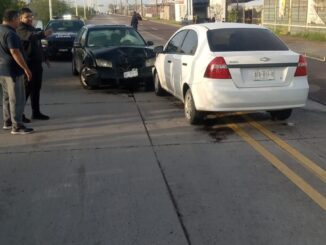 Policías Viales de Aguascalientes atendieron el reporte de accidente que se registró sobre la Avenida Prolongación Héroe Inmortal