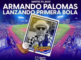 El cantautor Hidrocálido Armando Palomas lanzará la primera bola en el partido de Rieleros