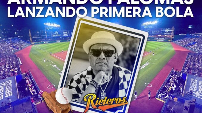 El cantautor Hidrocálido Armando Palomas lanzará la primera bola en el partido de Rieleros