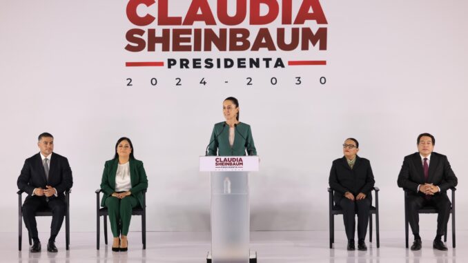 "Son Mujeres y Hombres honestos y profesionales": Claudia Sheinbaum presenta a próximos Secretarios de Gobernación, Educación, Bienestar y Seguridad