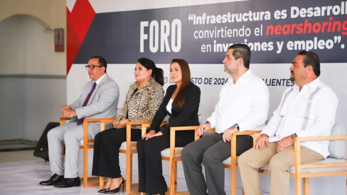 Aguascalientes cuenta con la infraestructura de clase Mundial para la atracción del Nearshoring: Tere Jiménez