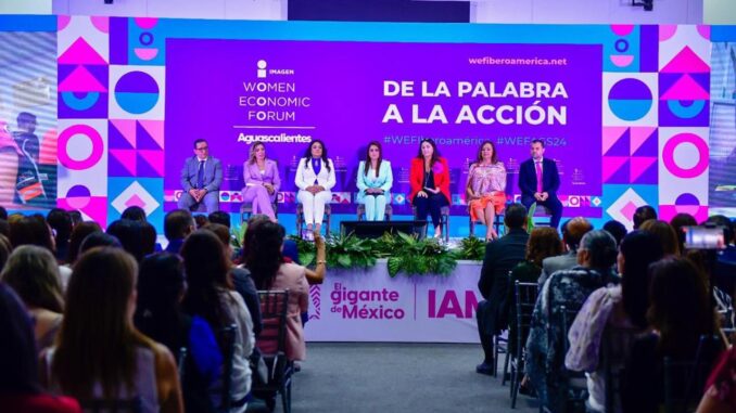 Gobernadora Tere Jiménez participa en el Women Economic Forum, espacio que reúne a Mujeres Líderes en Latinoamérica