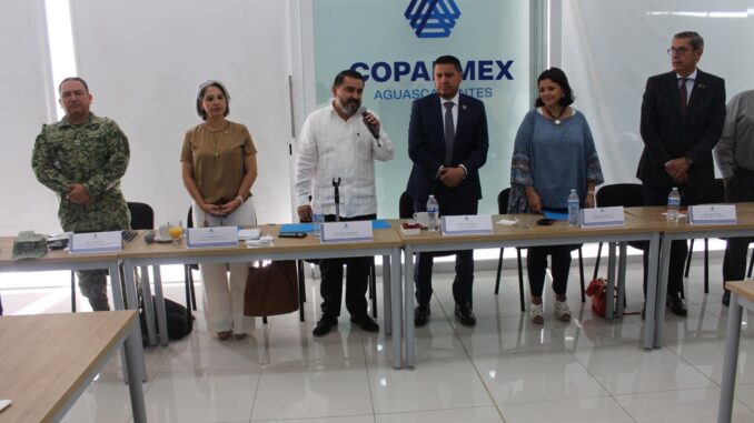 La Seguridad de Aguascalientes es clave para propiciar el cre imiento económico en el Estado: COPARMEX