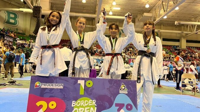 Aguascalientes conquista 9 Medallas en el Abierto de la Frontera de Taekwondo