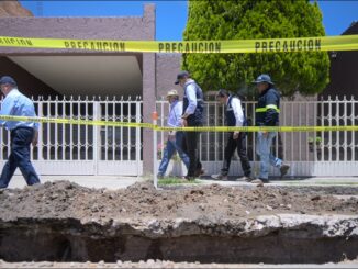 Supervisa Leo Montañez obras de rehabilitación de la red de alcantarillado