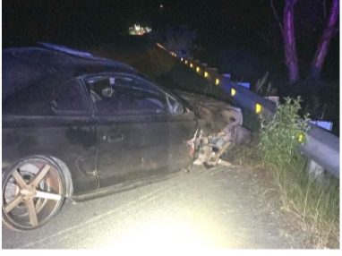 Se atiende reporte de accidente tipo choque con saldo de daños materiales