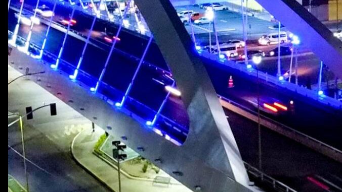 Este domingo inician cierres nocturnos a la circulación vehicular en el Puente Bicentenario