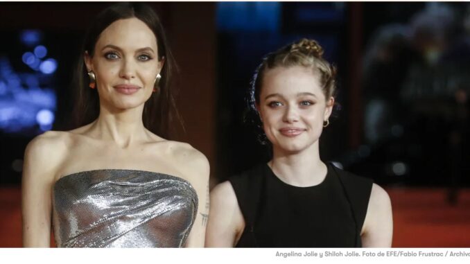 Hija de Angelina Jolie logra eliminar el apellido de Brad Pitt