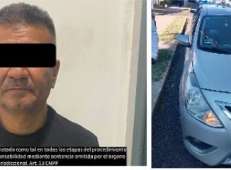 Aseguran un vehículo que contaba con reporte de robo