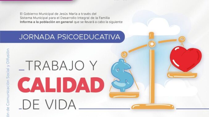 En Jesús María se realizará Jornada Psicoeducativa