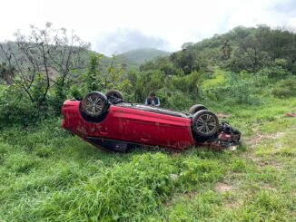 Atiende Policía Turística, accidente de tránsito en Calvillo