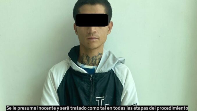 Detenido con un envoltorio con mariguana