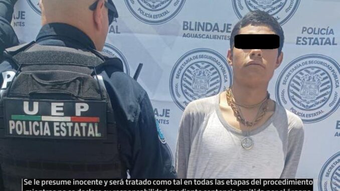 Capturan a un sujeto en posesión de droga