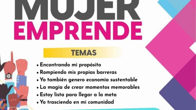 Taller “Mujer emprende” se llevará a cabo en Jesús María