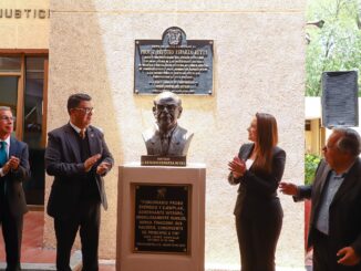 Rinden Homenaje al exgobernador J. Refugio Esparza Reyes; reconocen su impacto en el progreso de Aguascalientes