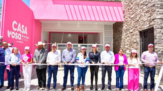 Inaugura Gobernadora Tere Jiménez Casa Rosa y nuevas instalaciones del Centro de Salud en Rincón de Romos