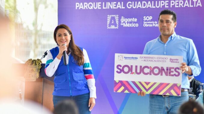 Inaugura Gobernadora Tere Jiménez el Parque Lineal "Guadalupe Peralta"; se invirtieron más de 30 millones de pesos