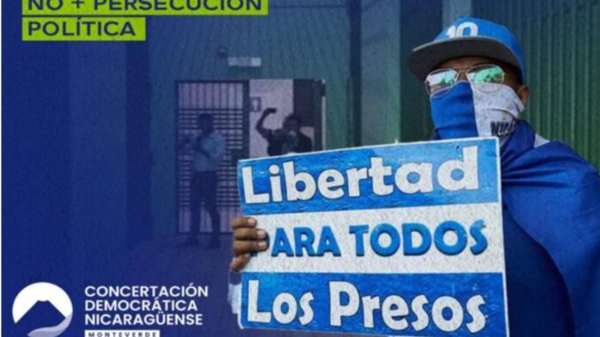 ONG y opositores celebran la excarcelación de 135 "presos políticos" de Nicaragua