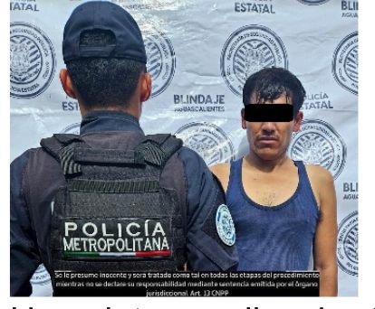 Con 25 gramos de crystal, fue detenido un sujeto