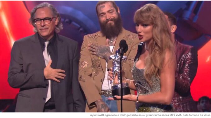 "Es un genio": Taylor Swift agradece a Rodrigo Prieto en su gran triunfo en los MTV VMA