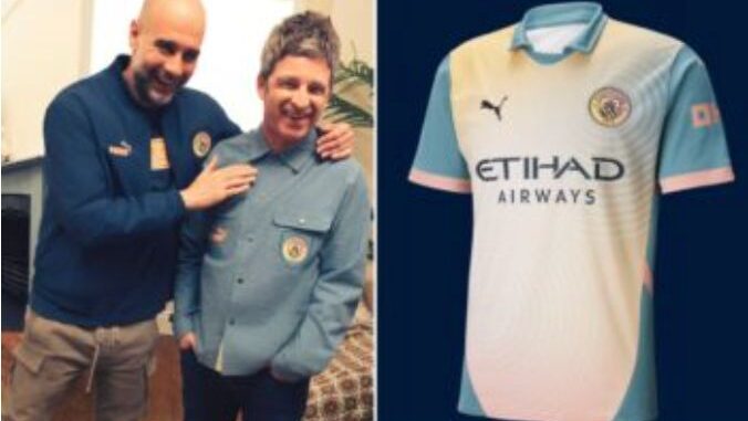 Noel Gallagher diseña uniforme del Manchester City para la Champions League