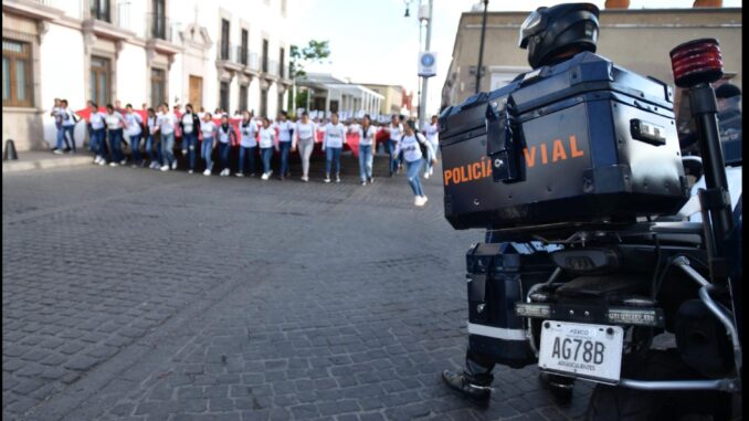 Anuncia Seguridad Pública Municipal de Aguascalientes cierres viales por Marcha de Normalistas