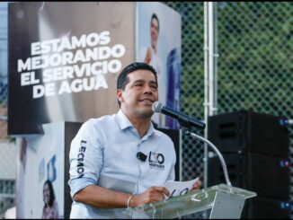 Presenta Leo Montañez Tercer Informe en nueva cancha del Ojocaliente I