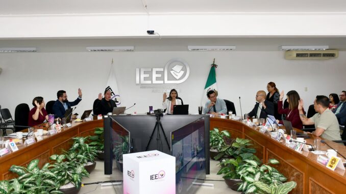 Aprueba IEE reformas el Reglamento de Reuniones y Sesiones del Consejo General