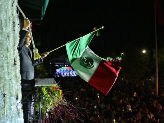 Encabeza Toño Arámbula Grito de Independencia en Jesús María