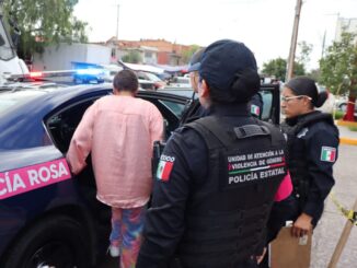 Brindan apoyo Elementos de la Policía Ros a Mujer lesionada tras ser atacada por su pareja