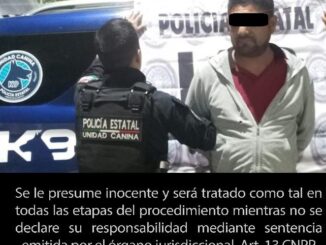 Debido a que llevaba droga entre sus pertenencias fue detenido