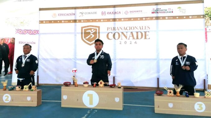 Tres Medallas más para Aguascalientes en los Paranacionales Conade 2024