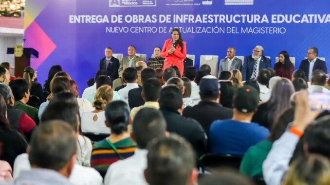 Entrega Gobernadora Tere Jiménez nueva infraestructura con equipamiento tecnológico en el Centro de Actualización del Magisterio