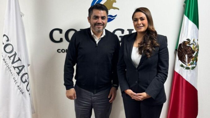 Se reúne Gobernadora Tere Jiménez con Efraín Morales López, Director General de la Comisión Nacional del Agua