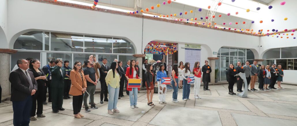 UAA celebra su primer acto cívico en BachUAA Rincón de Romos