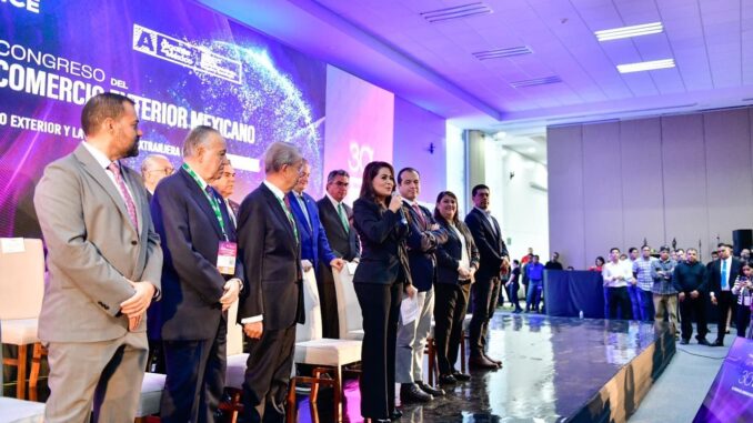 Inaugura Gobernadora Tere Jiménez el 30° Congreso del Comercio Exterior Mexicano, con presencia de Líderes y Expertos en Comercio Internacional