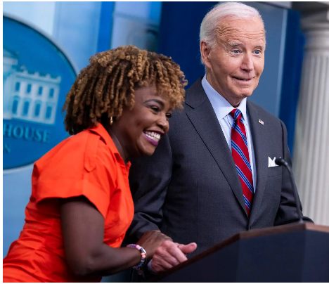 Biden, comparece en la sala de prensa de la Casa Blanca por primera vez en su mandato