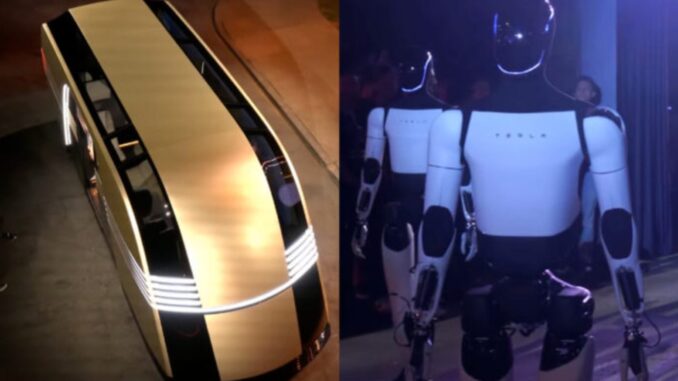 Tesla presenta autos robot y un ‘humanoide amigo’