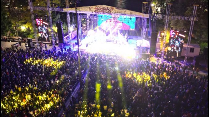 Vibrante ambiente de fiesta con el Gran Silencio en el cierre del Festival Cultural de la Ciudad de Aguascalientes